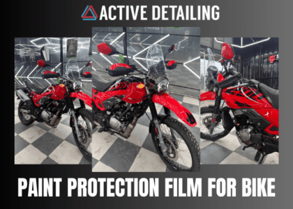 bike with paint protection film